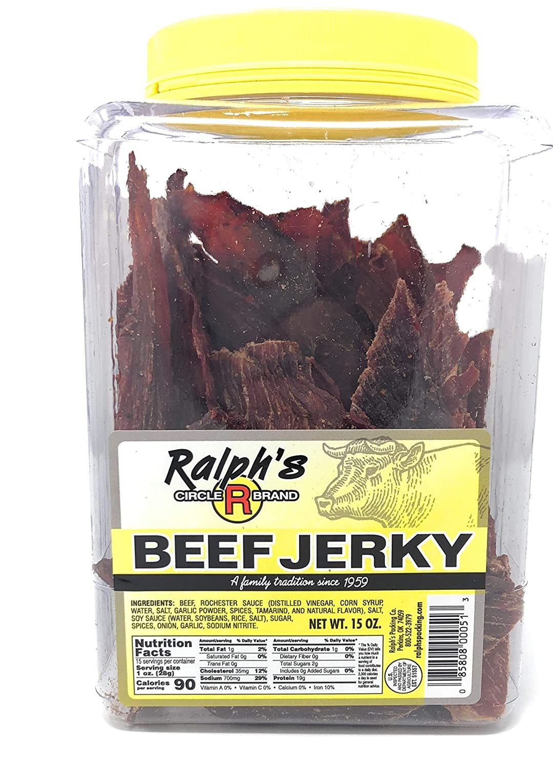 Ralph's Original Beef Jerky Product search, rate