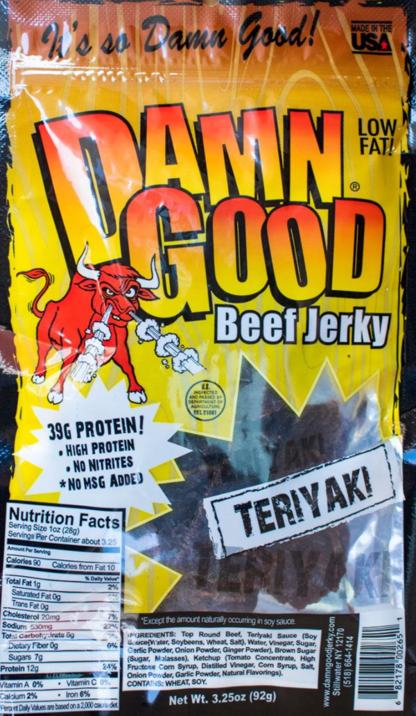 Damn Good Jerky Teriyaki Beef Jerky Product
